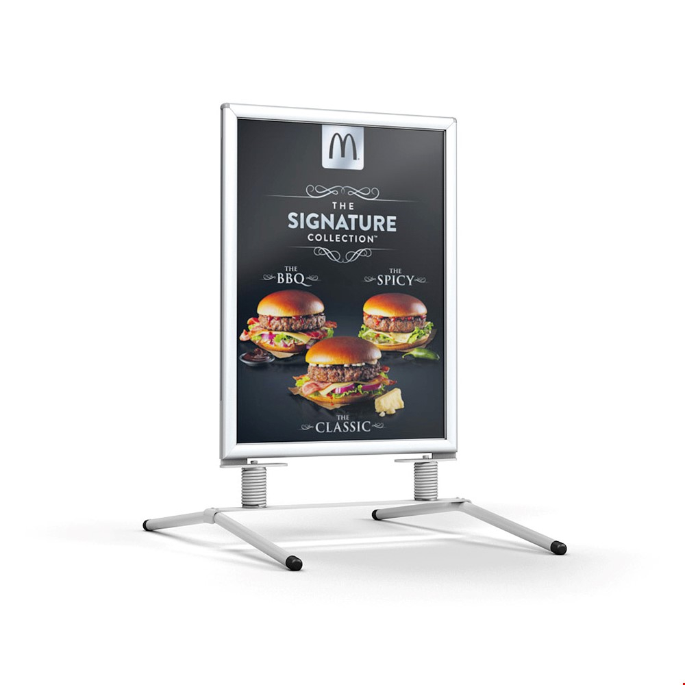 VELOCITY® Double Sided A1 Poster Holder Pavement Signs With Optional Poster Printing