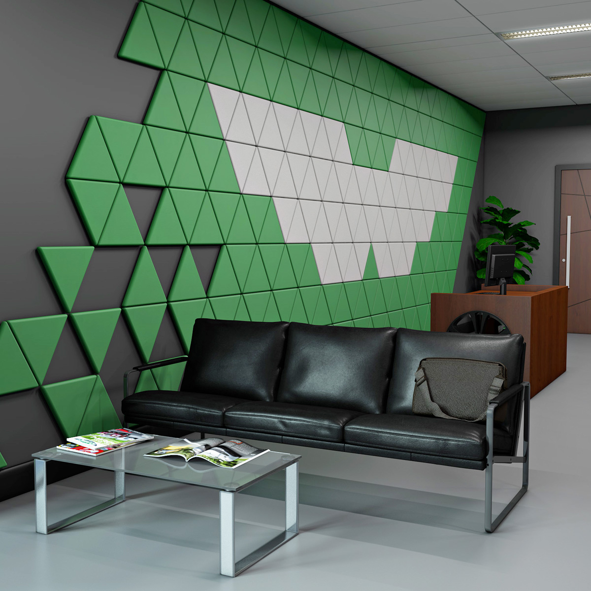 VIRAGE<sup>™</sup> Triangular Acoustic Wall Soundproofing Panels