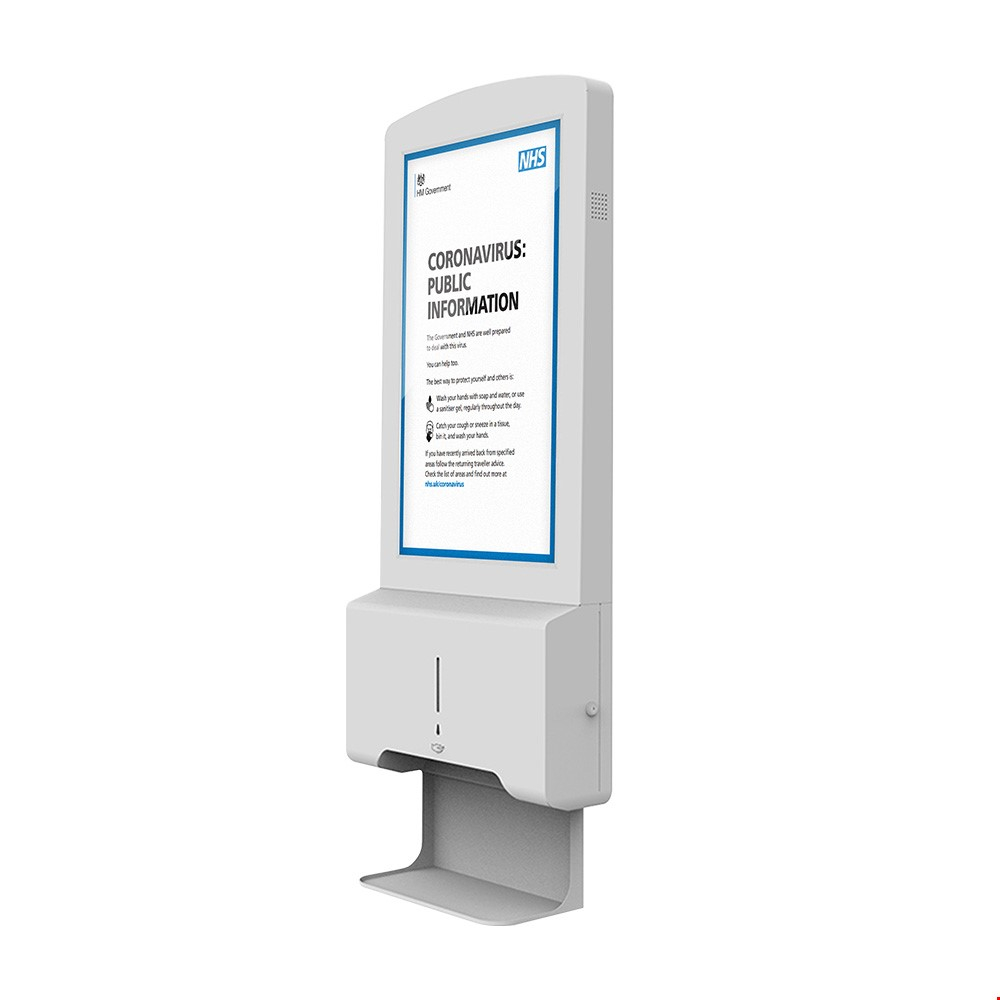 Wall Mounted Digital Sanitising Station