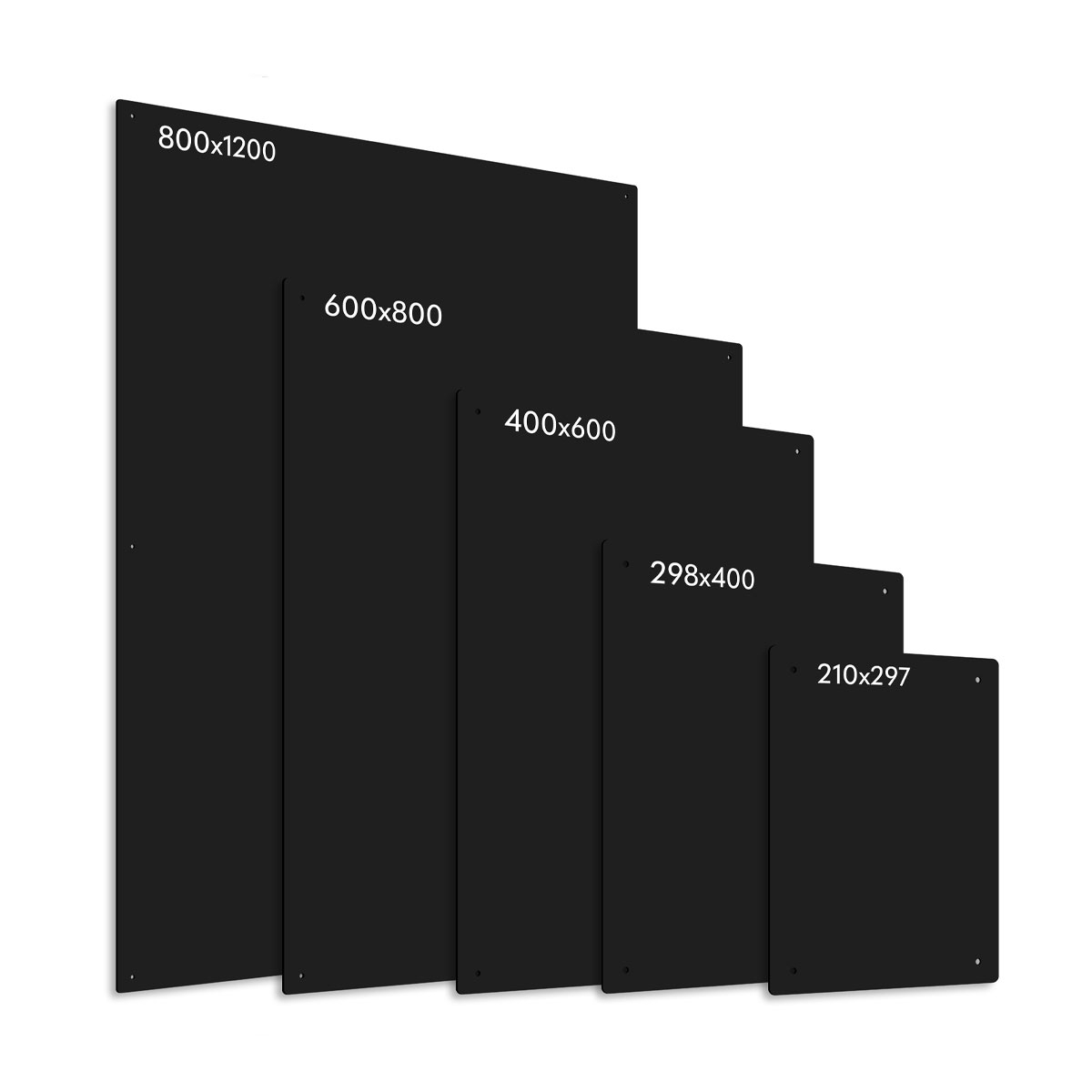 Unframed Outdoor Chalkboards Are Available in Five Sizes