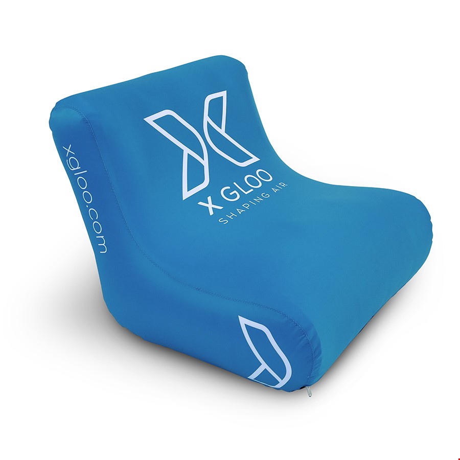 X-GLOO Inflatable Chair. Ideal for hospitality & marketing events. Stylish & modern design with customised printed cover. Lightweight & portable branded exhibition furniture. 