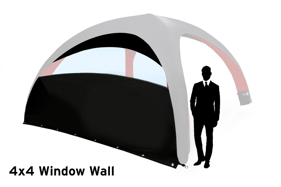 X-GLOO 4x4 Event Tent Window Wall - Available in 7 Colours