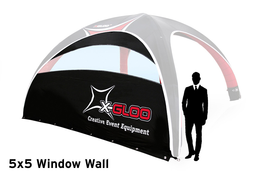 Branded Window Wall For X-GLOO 5x5