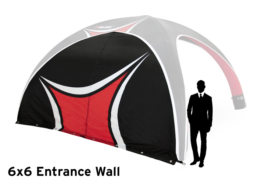 Branded X-GLOO 6x6 Entrance Wall