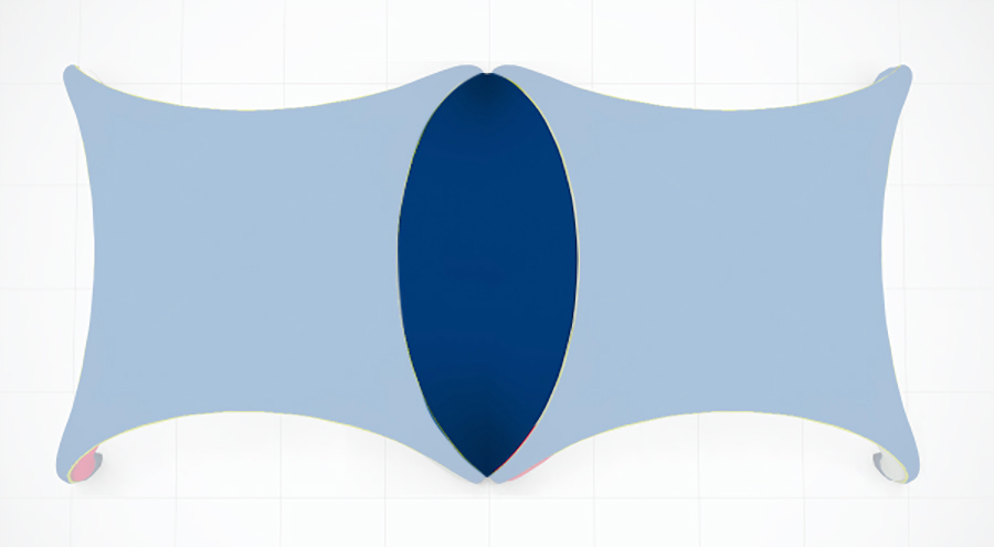 Top View of X-GLOO Linking Tunnel