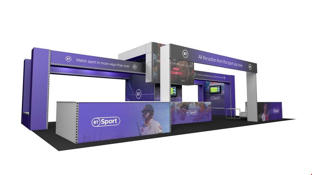 Integra® Exhibition Stand 13m x 7m Backdrop Kit 44 – To Hire