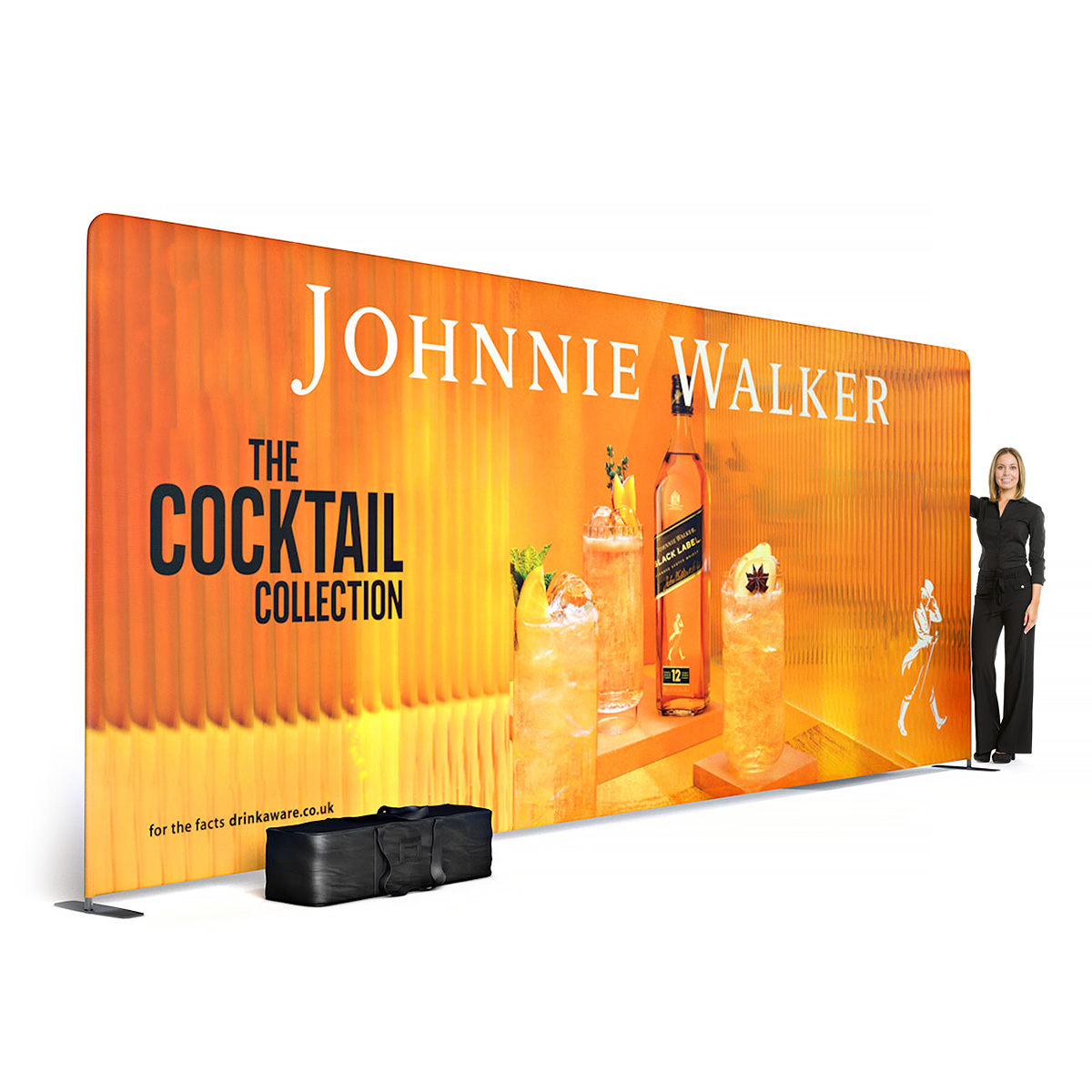 XL FABRIWALL® Straight Fabric Exhibition Stand 6000mm