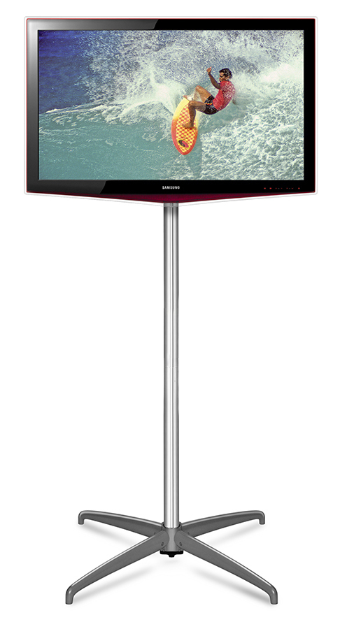 Exhibition TV Stand Free Standing Monitor Mount