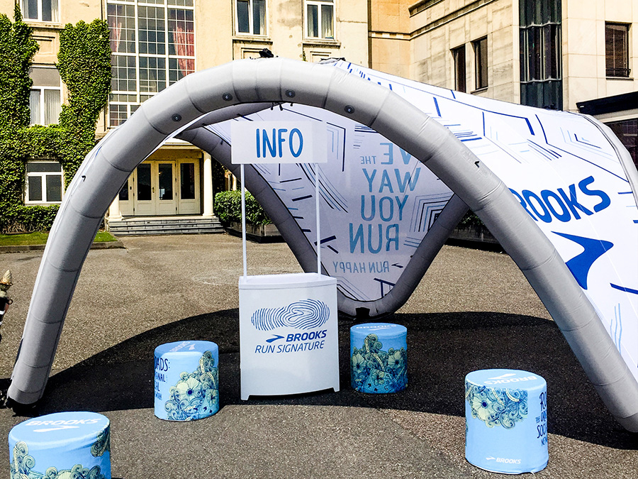 Fully Branded Signus ONE Inflatable Brand Pavilion