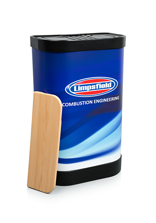 Zeuss Pop Up case - with optional graphic wrap + Beech counter conversion.