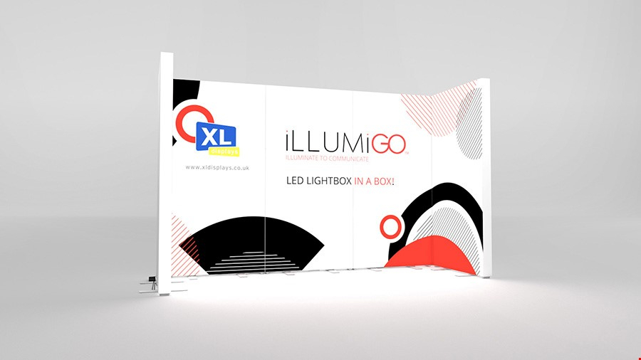 iLLUMiGO Backlit LED Display Stands With Low Cost LED Lighting