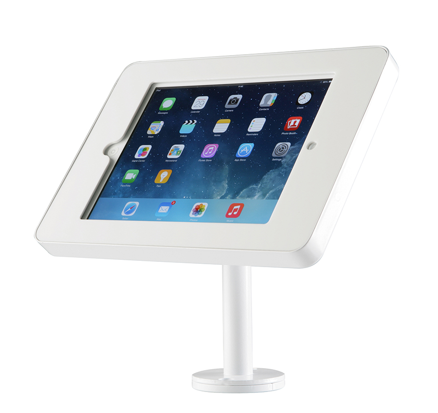 iPad Enclosure in White - Landscape Orientation