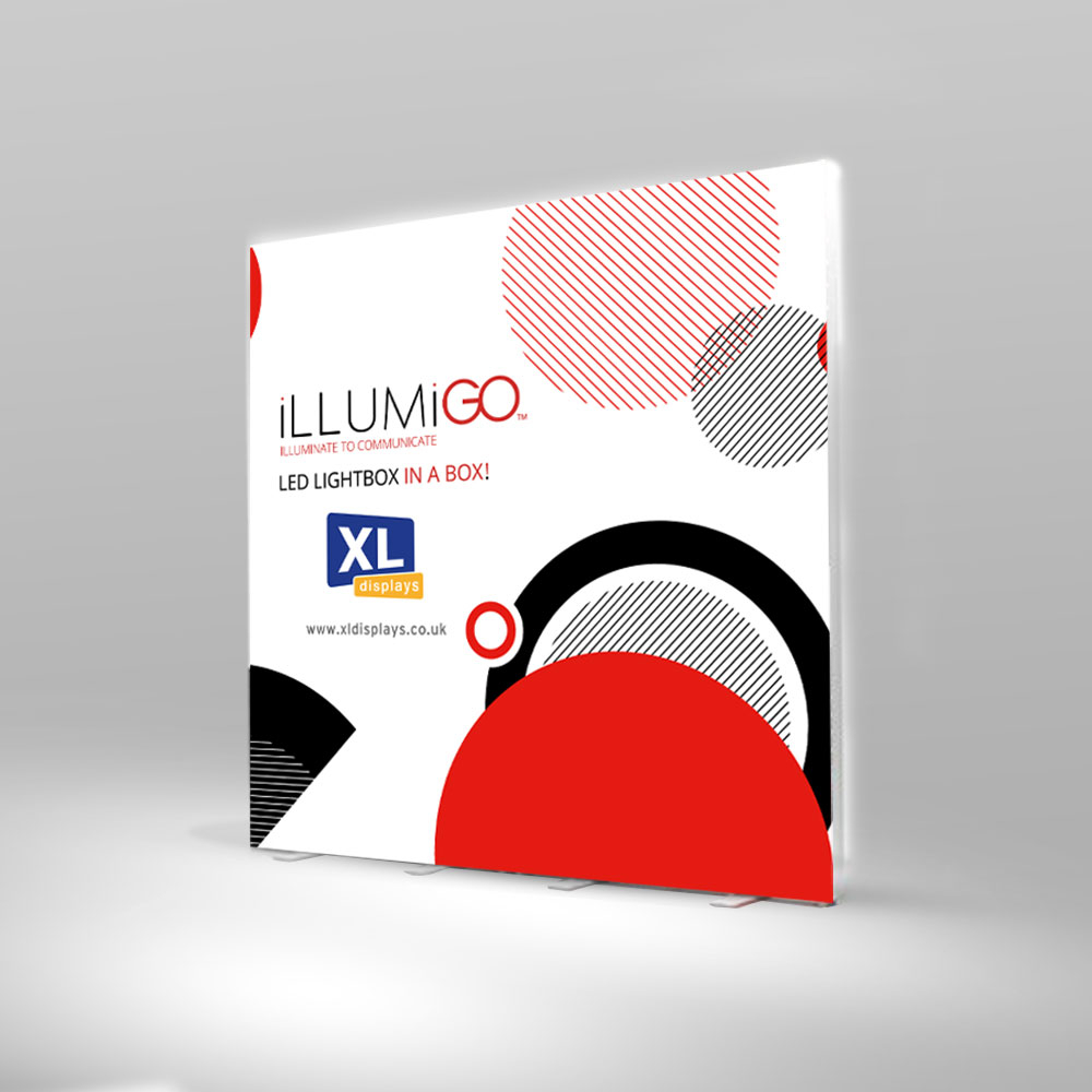 illumiGO Portable Lightbox Display 2m x 2m 