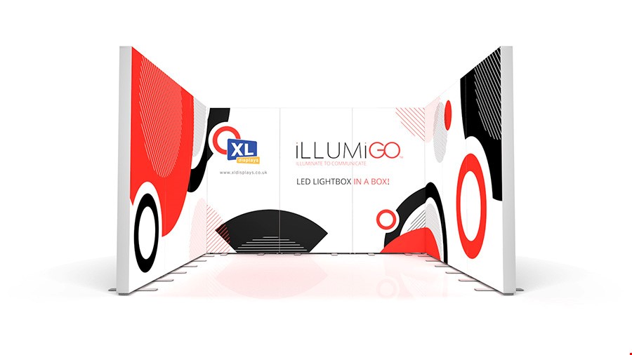 iLLUMiGO Lightbox Exhibition Stand 3x3 Booth