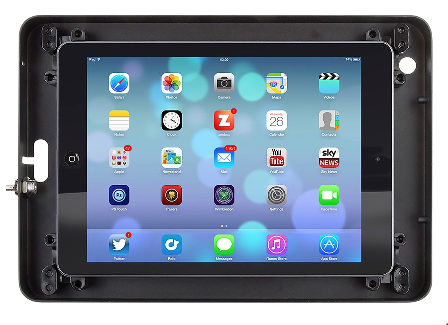 Internal View of iPad Enclosure (Old Design Pre February 2022)