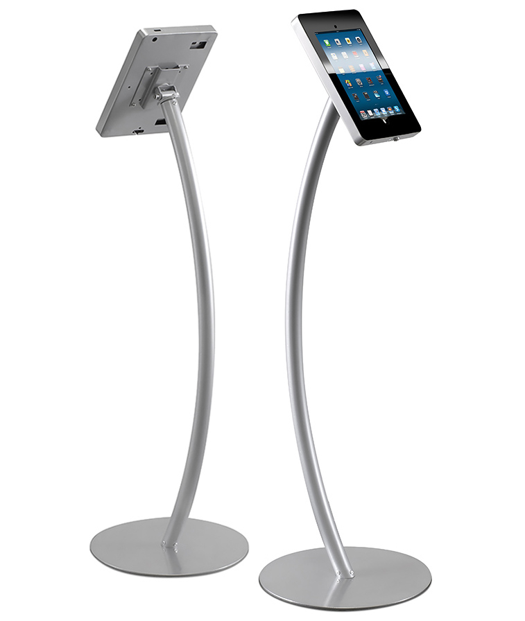 iPad Curve Display Stand - Adds and Interactive Experience