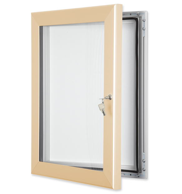 Cream finish - Outdoor Notice Board