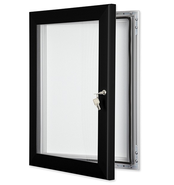 Black finish - Outdoor Notice Board
