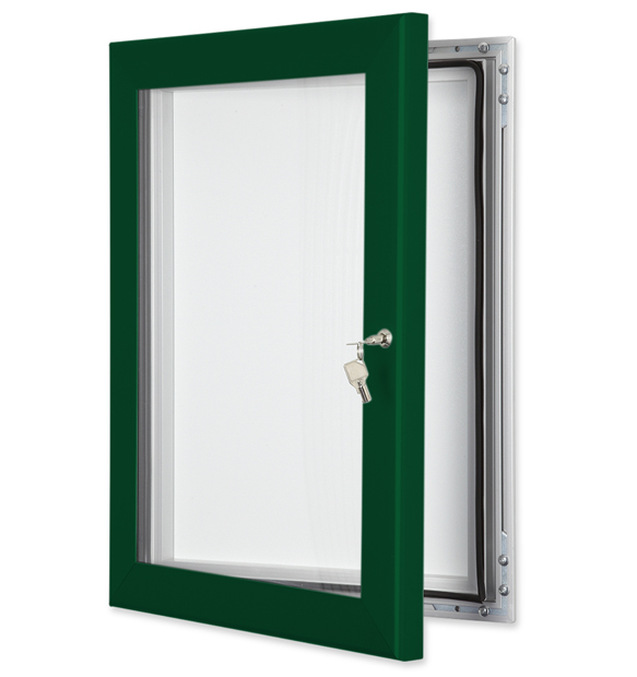 Moss Green finish - External Notice Board