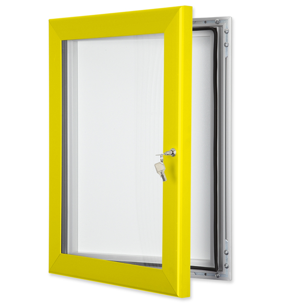 Yellow finish - External Notice Board