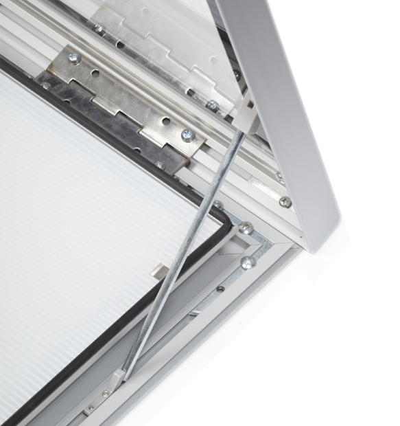 Secure Lockable Notice Board Hinge