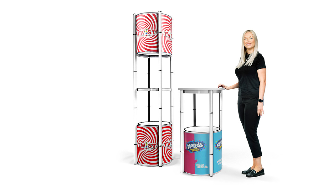 Our display plinths are designed for product display. Our range of lecterns and columns can be used for presenting.