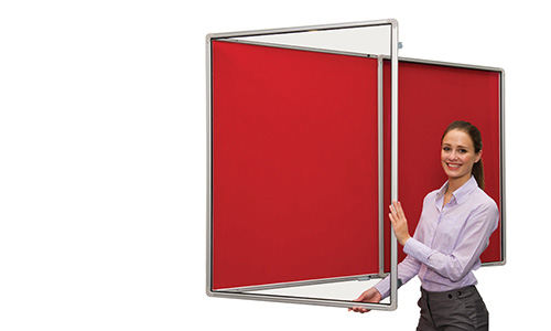 Wide range of indoor notice boards and pin boards including framed and unframed, tamperproof, lockable and fire rated noticeboards. 