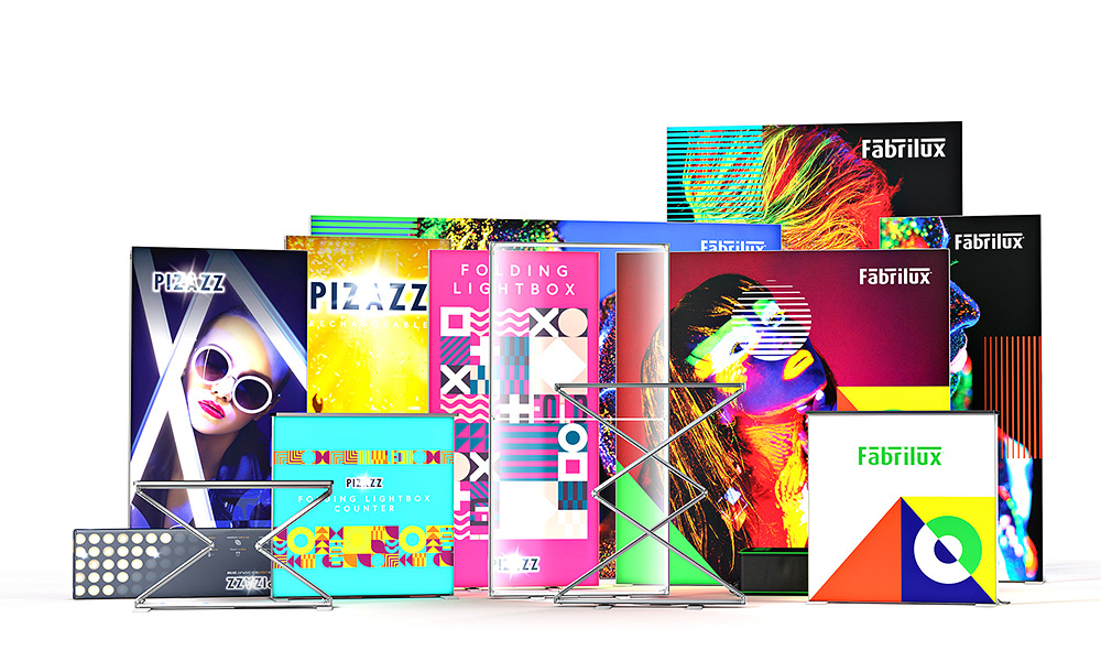 Illuminated SEG Lightbox With Custom Printed SEG Fabric Graphics. Create Stunning Exhibition Stands And Backlit Displays The Light Up Your Brand Like Never Before.
