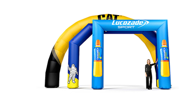 Inflatable Arches available in a range of sizes and shapes to suit any event. Custom printed with your artwork for maximum brand exposure.