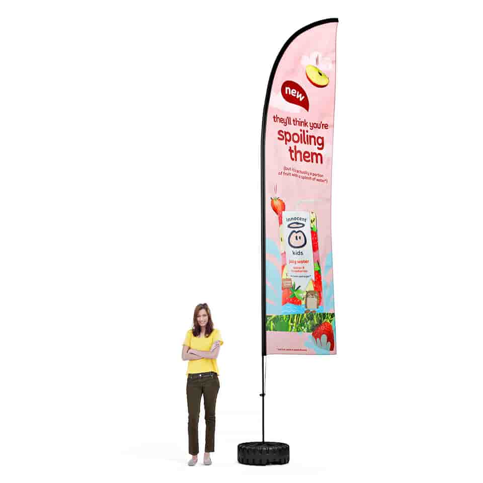 4.9m Tall Extra Large Feather Flag Banner