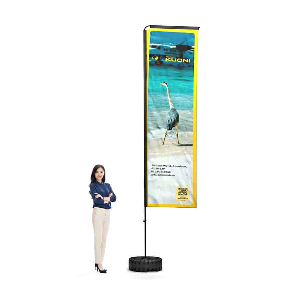 4m Extra Tal Sail Flags Printed Outdoor Flags
