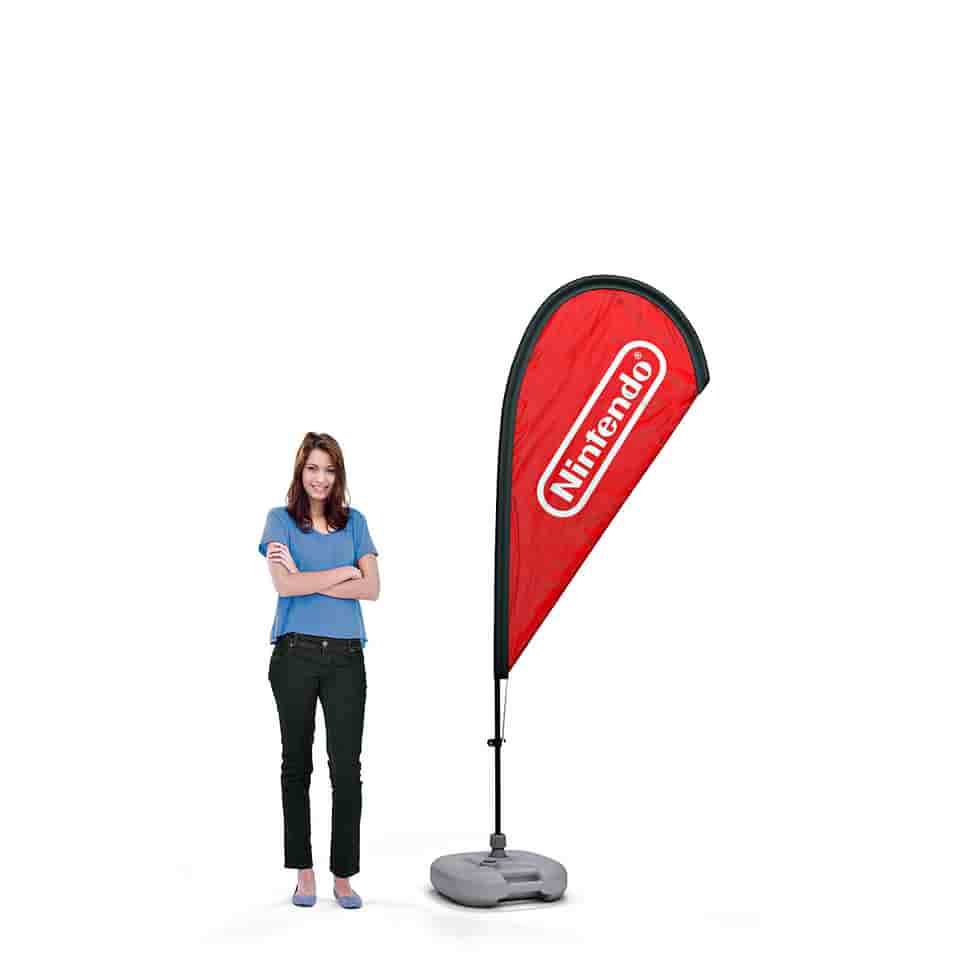 2.1m Small Teardrop Flag Banner