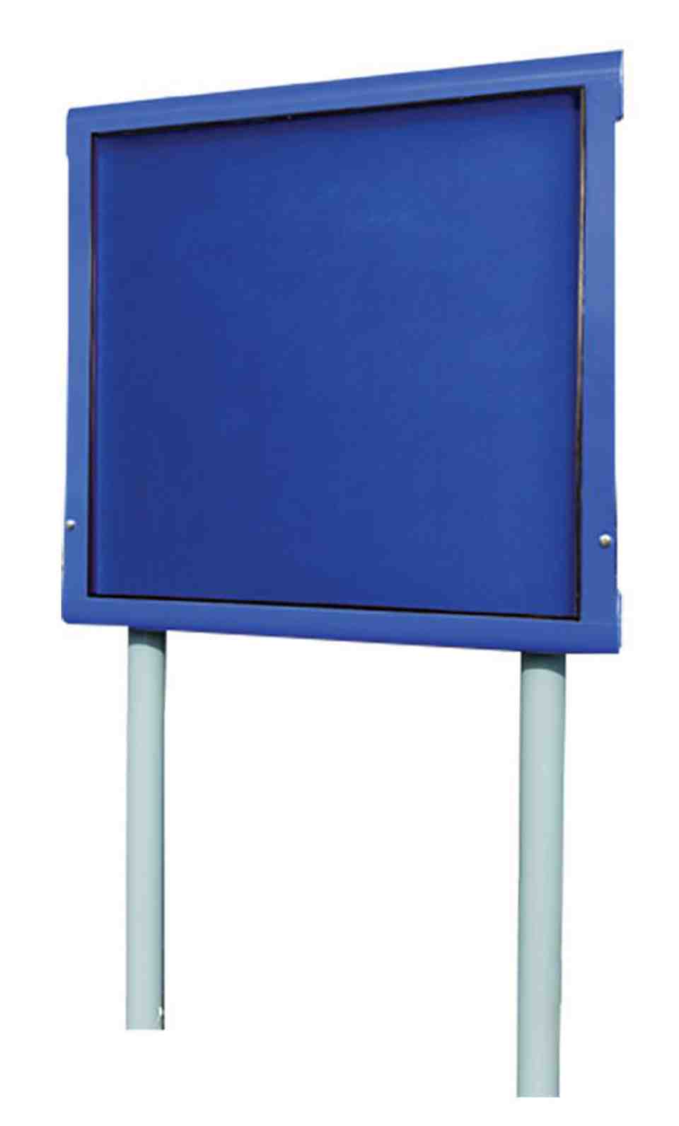 WeatherShield External Freestanding Noticeboard with Fire Rated Class 0 Core and Interior