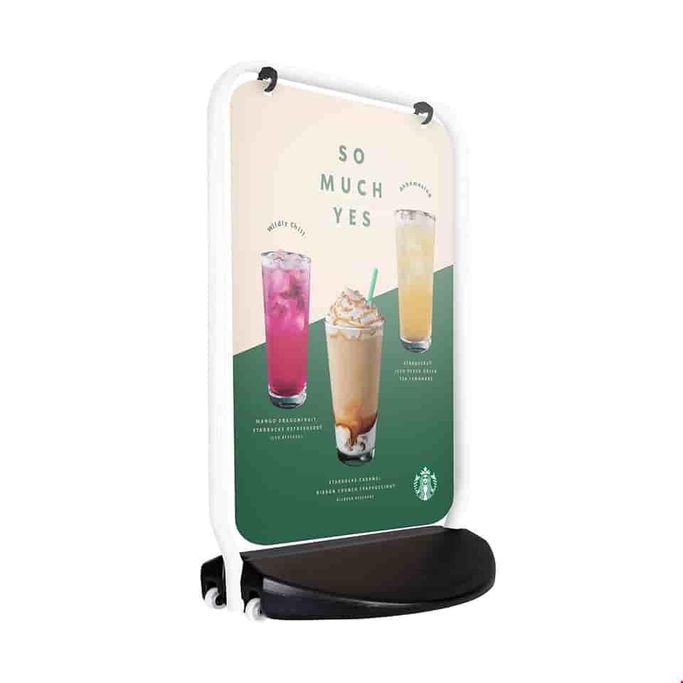 SWINGER MAX Large Pavement Forecourt Swing Sign - Extra Large Advertising Sign With Optional Double Sided Print