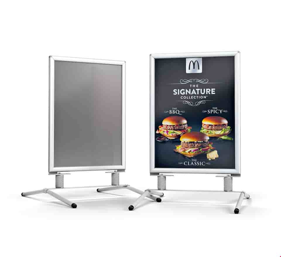 VELOCITY® Double Sided Poster Holder Pavement Sign A1 - Exclusive to XL Displays