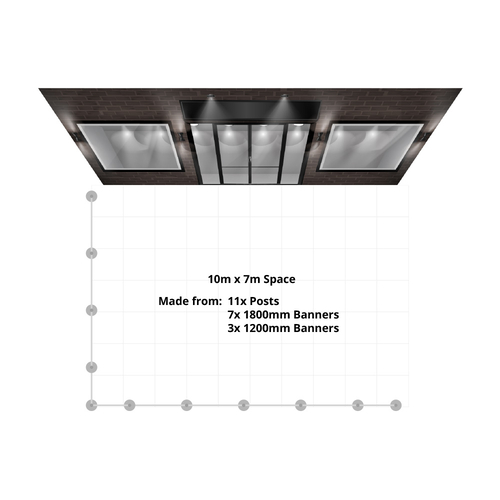 Cafe Barrier Outdoor Layout