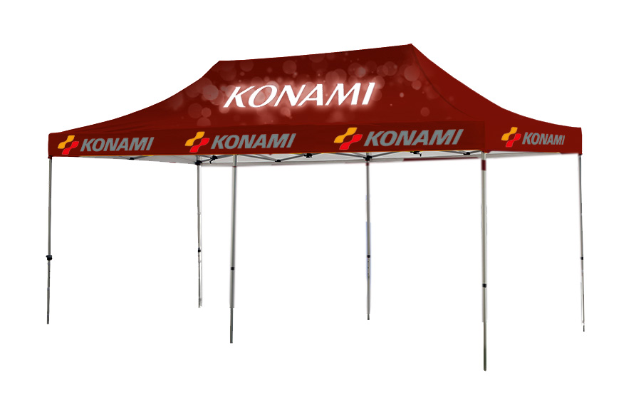 Large Printed Gazebo with Printed Canopy