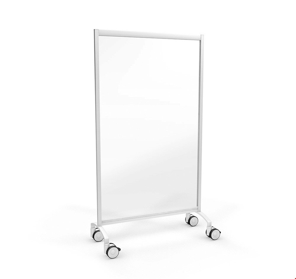 Mobile Room Dividers Portable Partitions Safety Screen on Wheels