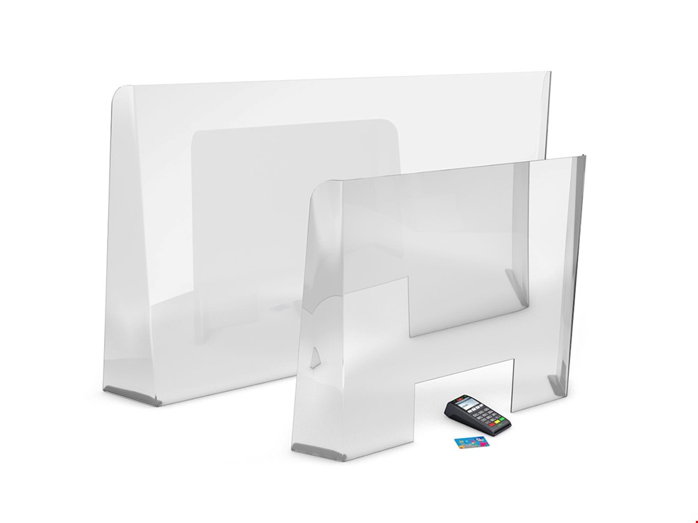 CLARITY PLUS Free Standing Perspex Counter Screens