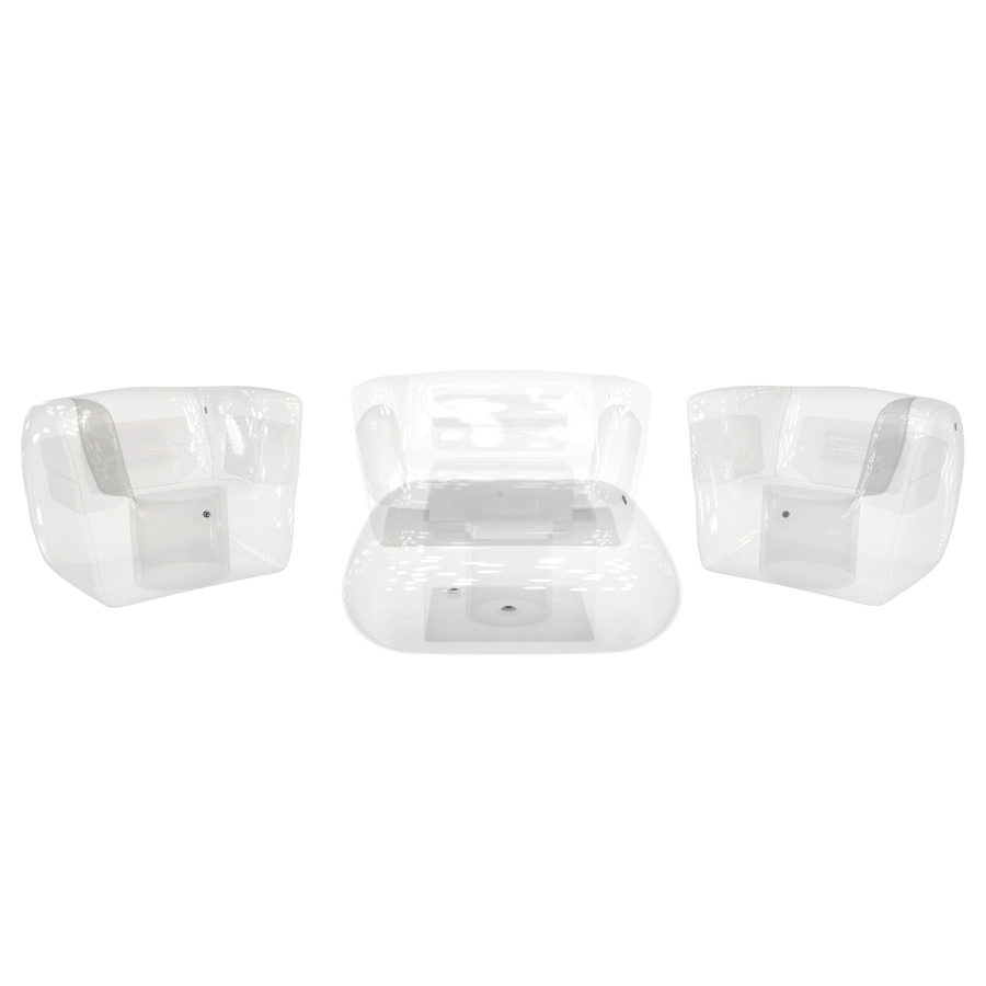 Crystal Clear Inflatable Furniture Set