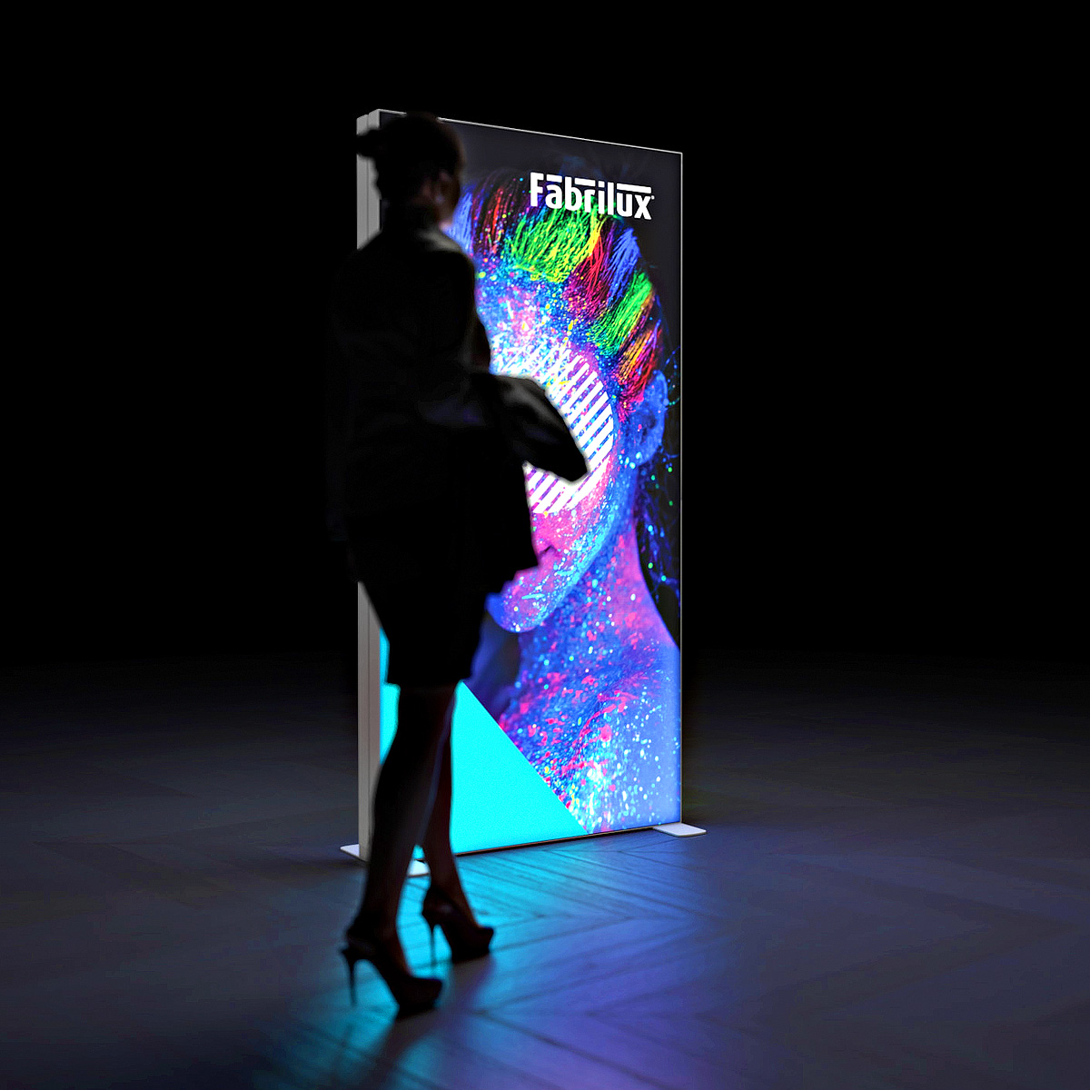 FABRILUX® LED Lightbox Backlit Fabric Exhibition Display 1000 X 2000mm