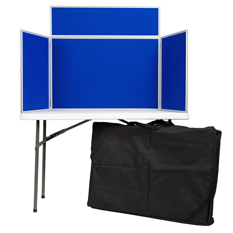 3 Panel Table Top Display Boards Exhibition & Presentation Stands