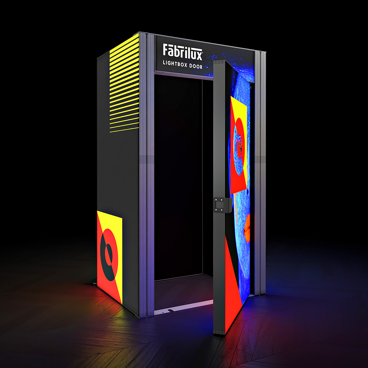 FABRILUX® LED Lightbox Exhibition Stand Storage Cupboard