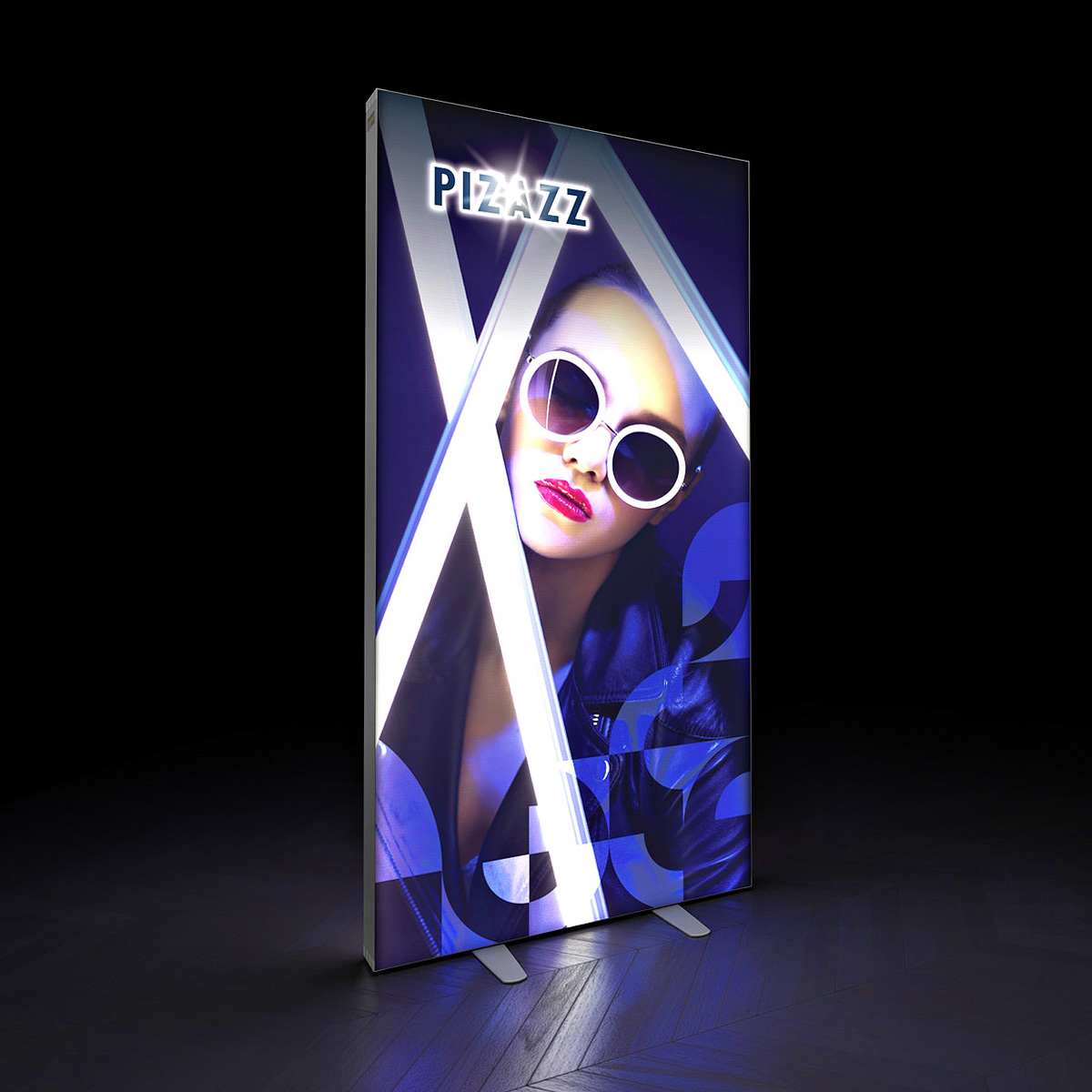 PIZAZZ® Freestanding LED Lightbox Display