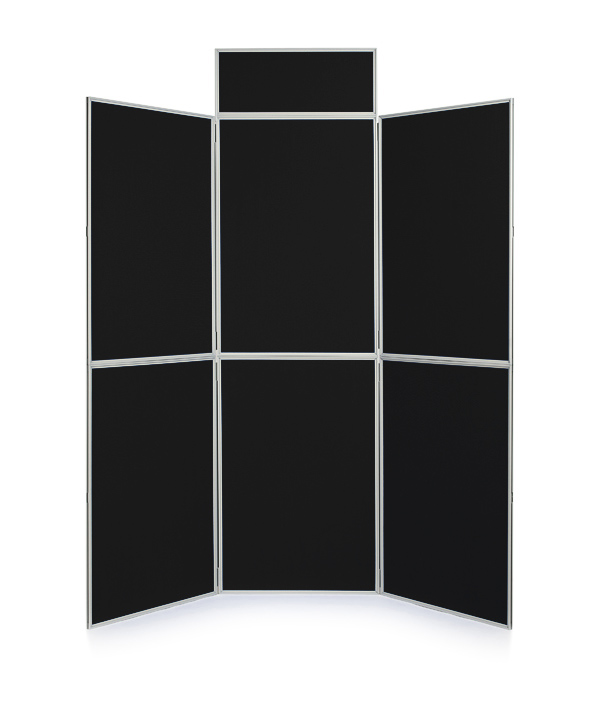 6 Panel Folding Display Boards Lightweight Display Boards UK