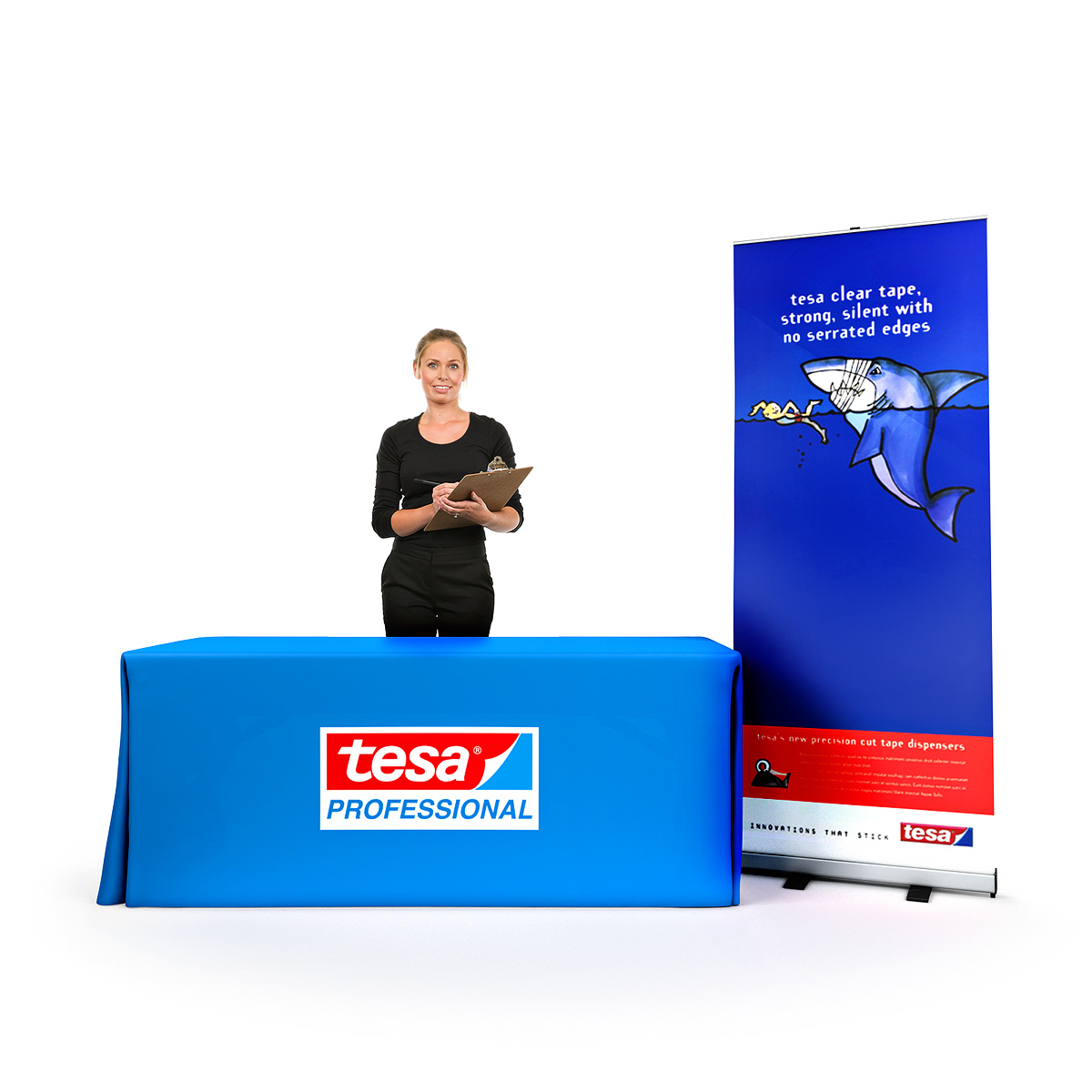 Printed Tablecloth With Banner Exhibition Stand Bundle