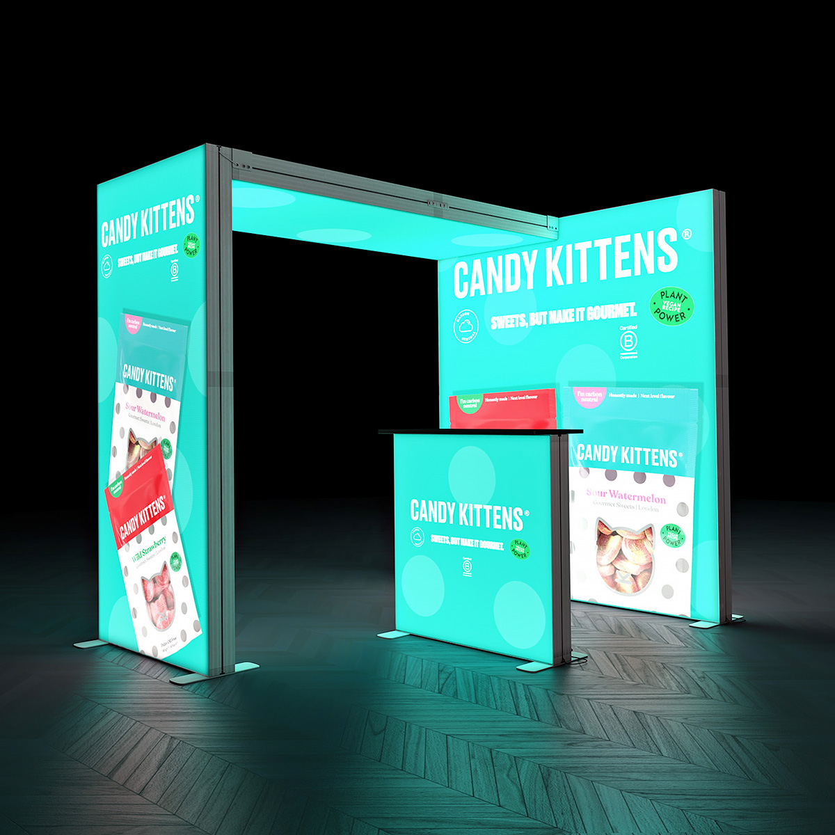 SKYBRIDGE® Exhibition Stand LED Lightbox Ceiling Arch 2x3