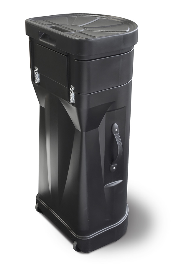 iPad Stand Case Wheeled Trolley Case iPad Display Stand