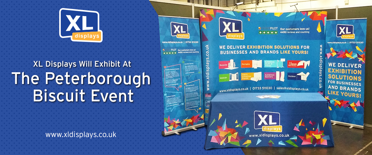 XL Displays Will Exhibit At The Peterborough Biscuit Event For The Second Year Running