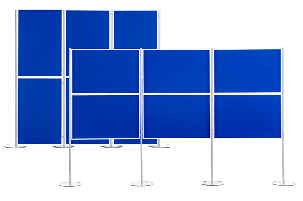 Modular Panel And Pole Display Boards